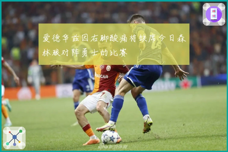 爱德华兹因右脚酸痛将缺席今日森林狼对阵勇士的比赛